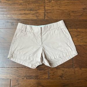 J Crew tan Chino shorts